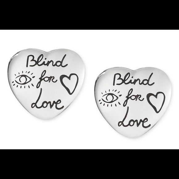 blind for love earrings